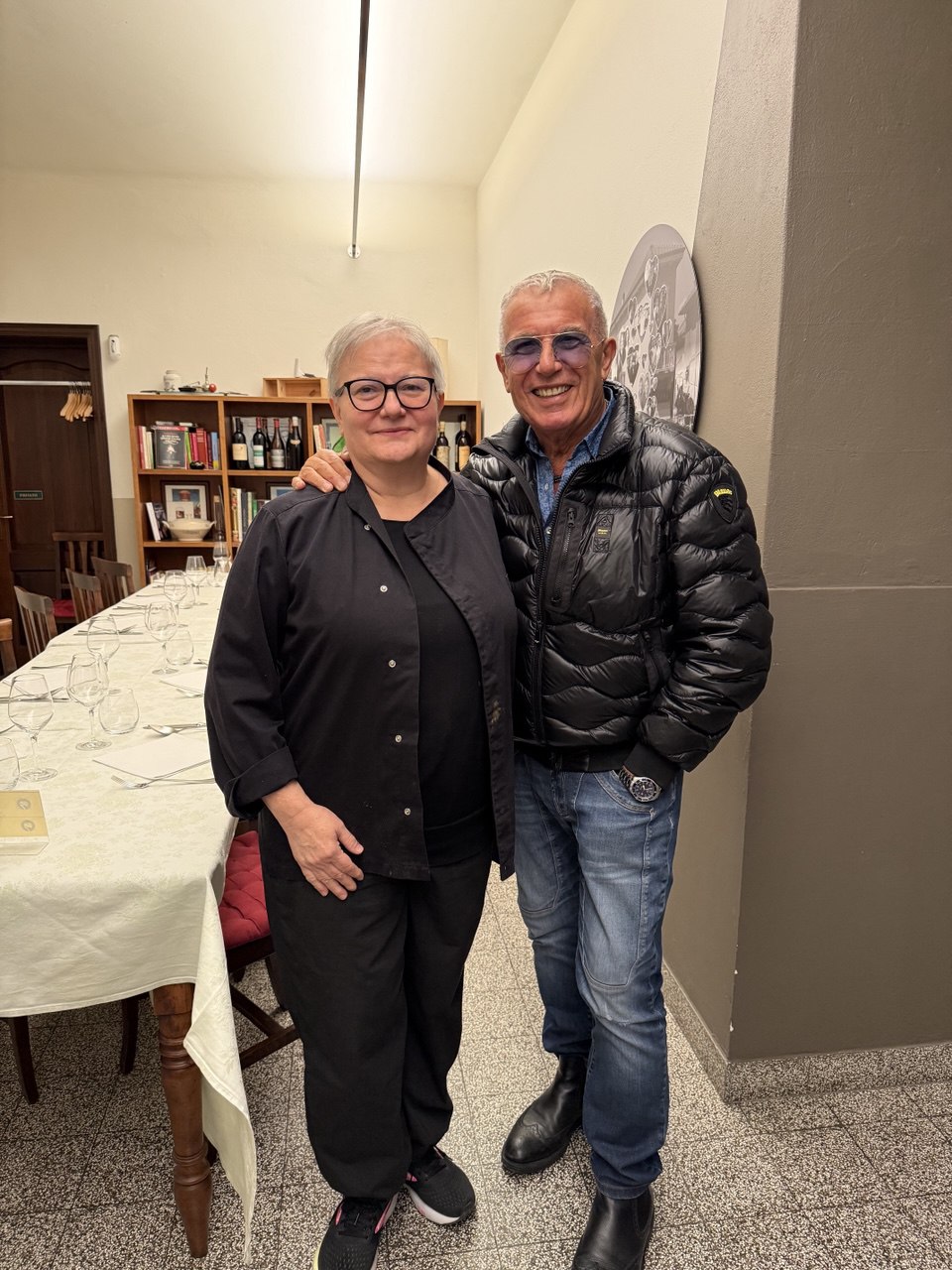 Nadia Vighi e Igles Corelli presso Chez Nadi, in occasione della manifestazione "Stati Generali del Riso Italiano" a Vigevano a inizio ottobre 2025